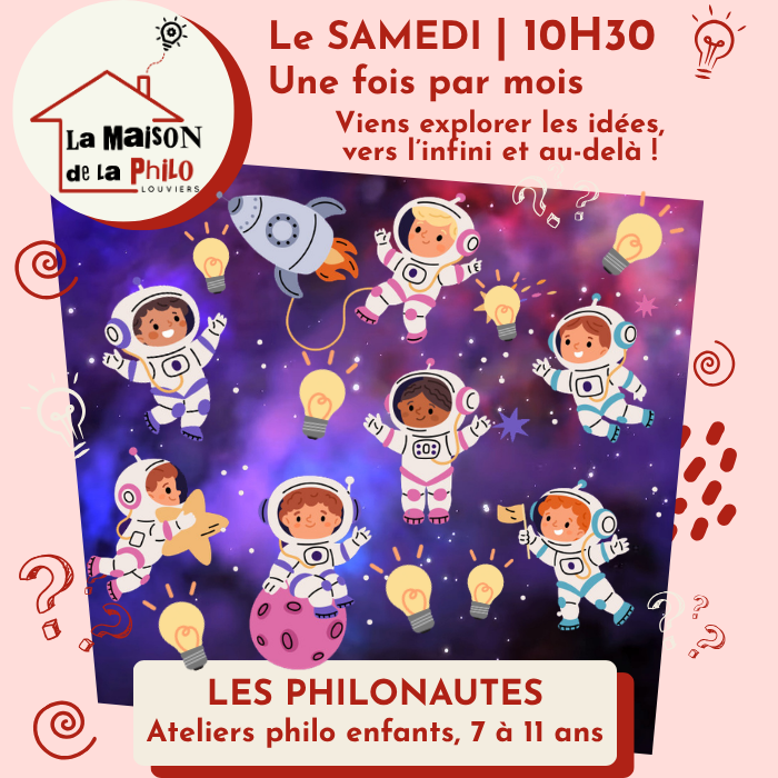 Les Philonautes, ateliers de philosophie avec les enfants