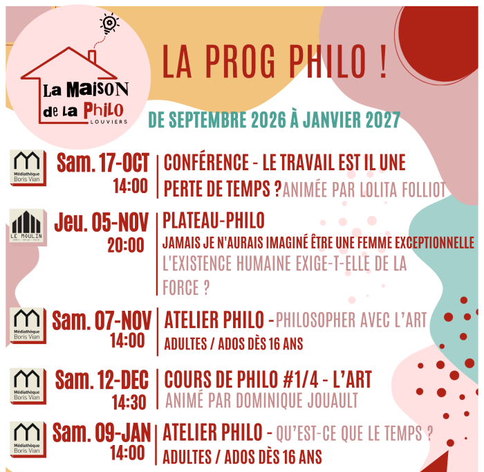 La programmation de Septembre 2026 à Janvier 2027&nbsp;!